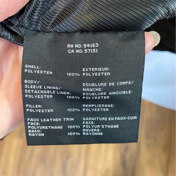 Andrew Marc Marc New York Women’s Trench Style Jacket Size Large Black - Picture 7 of 15